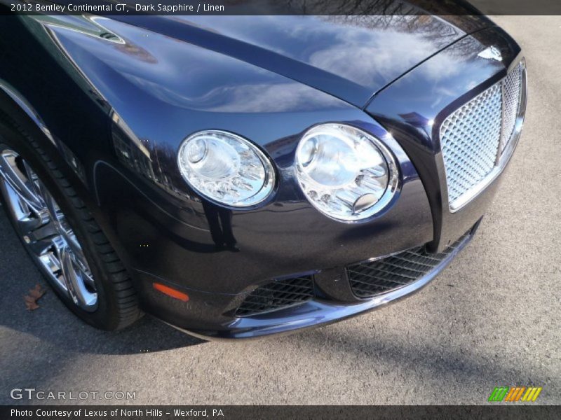 Dark Sapphire / Linen 2012 Bentley Continental GT