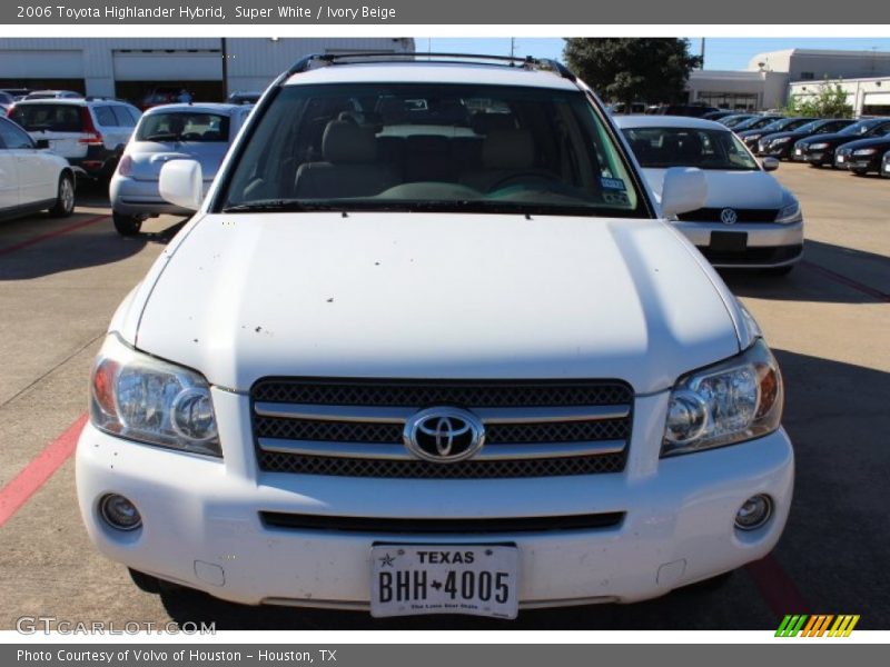 Super White / Ivory Beige 2006 Toyota Highlander Hybrid