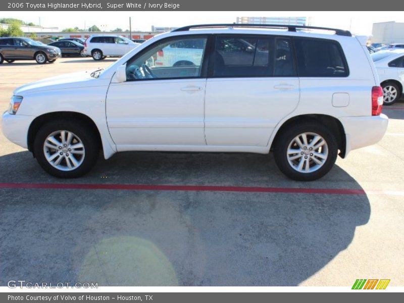 Super White / Ivory Beige 2006 Toyota Highlander Hybrid