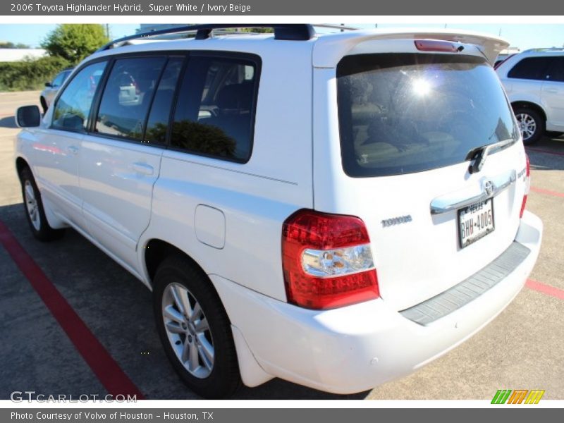 Super White / Ivory Beige 2006 Toyota Highlander Hybrid