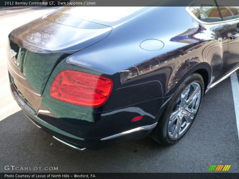 Dark Sapphire / Linen 2012 Bentley Continental GT