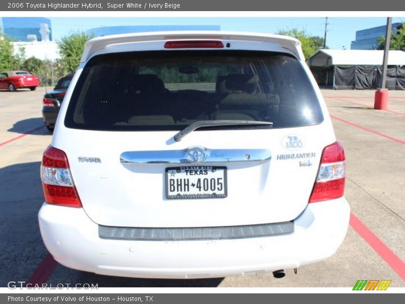 Super White / Ivory Beige 2006 Toyota Highlander Hybrid
