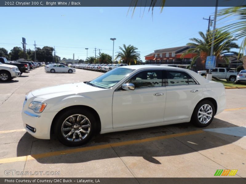 Bright White / Black 2012 Chrysler 300 C