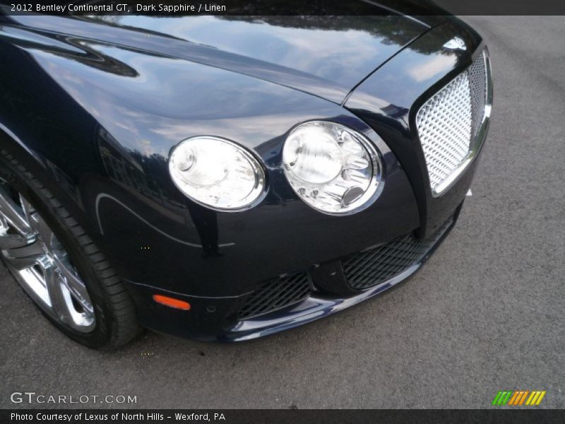 Dark Sapphire / Linen 2012 Bentley Continental GT