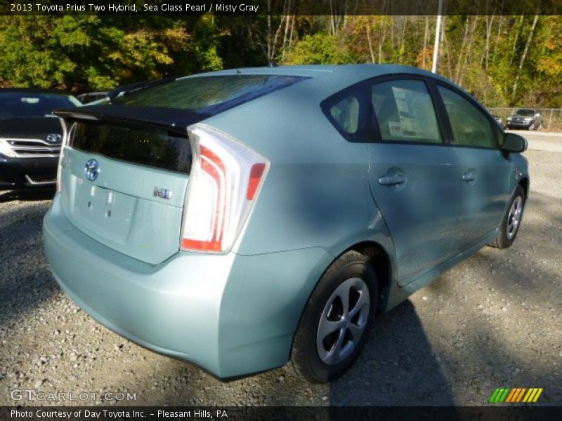 Sea Glass Pearl / Misty Gray 2013 Toyota Prius Two Hybrid