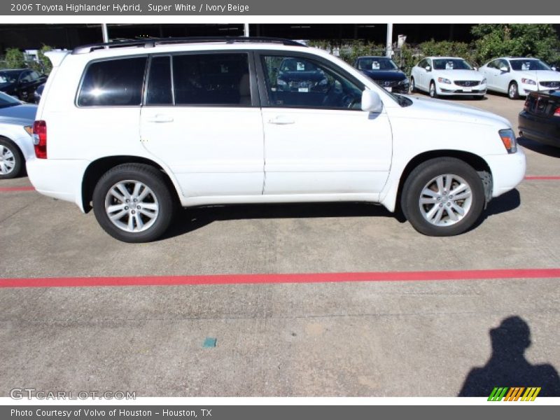 Super White / Ivory Beige 2006 Toyota Highlander Hybrid