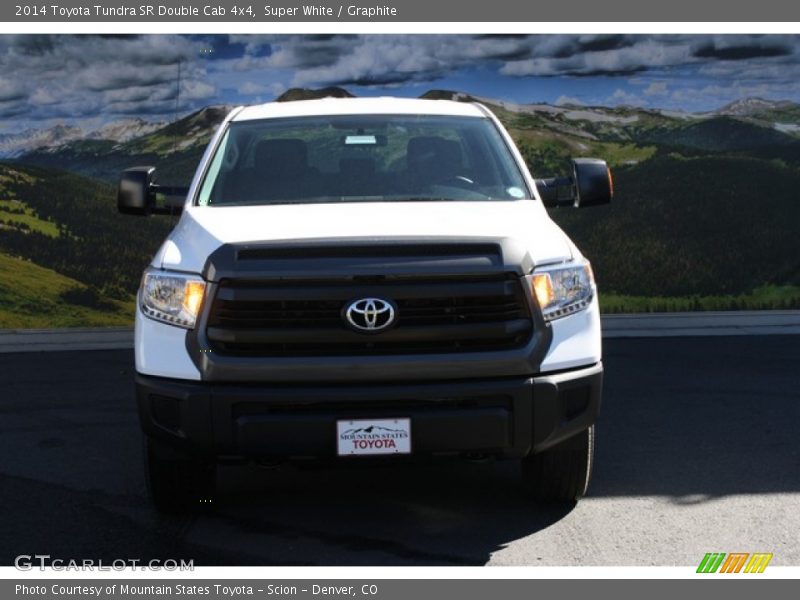 Super White / Graphite 2014 Toyota Tundra SR Double Cab 4x4