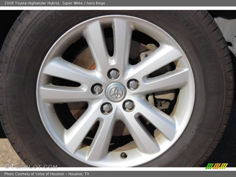 Super White / Ivory Beige 2006 Toyota Highlander Hybrid