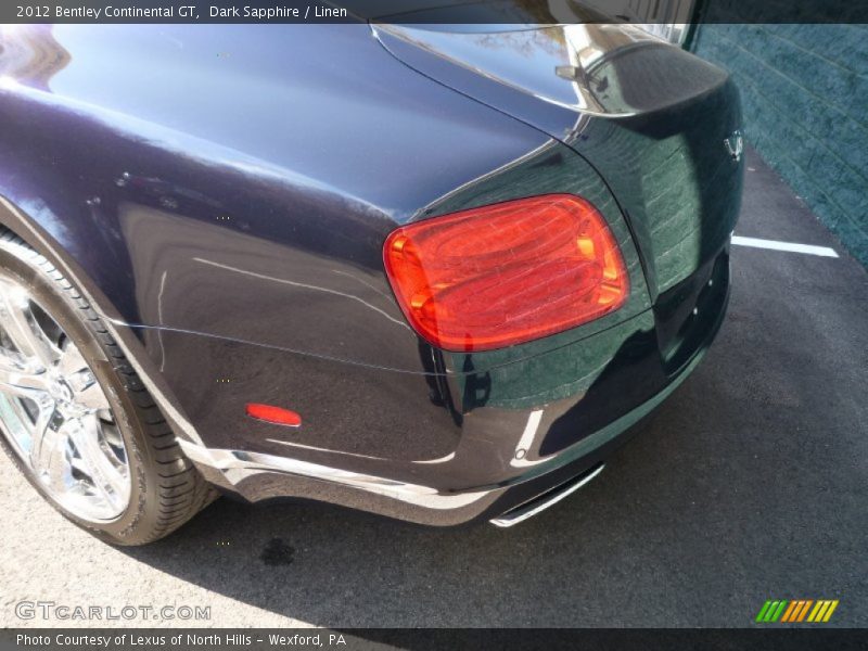 Dark Sapphire / Linen 2012 Bentley Continental GT