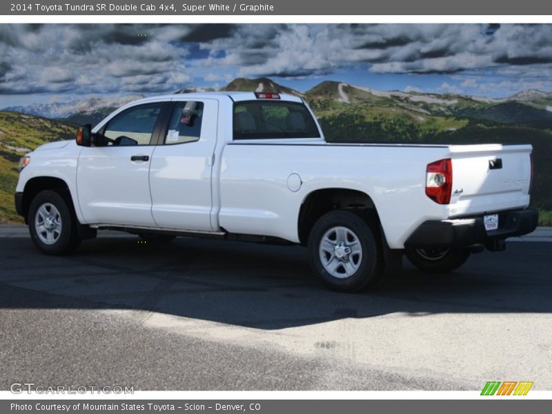 Super White / Graphite 2014 Toyota Tundra SR Double Cab 4x4