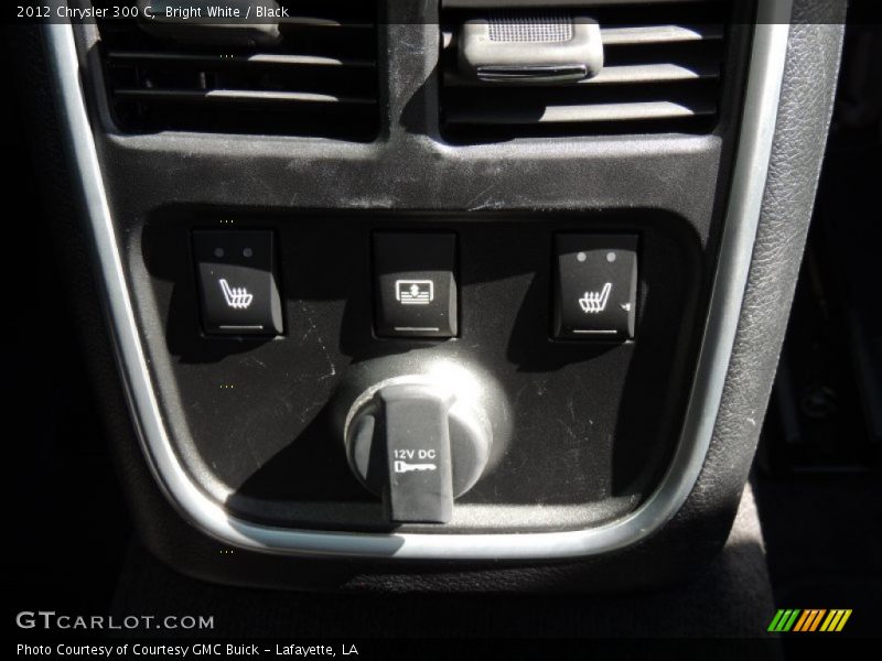 Bright White / Black 2012 Chrysler 300 C
