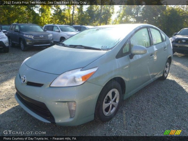 Sea Glass Pearl / Misty Gray 2013 Toyota Prius Two Hybrid