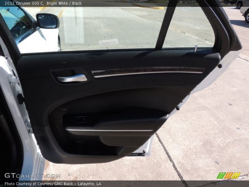 Bright White / Black 2012 Chrysler 300 C