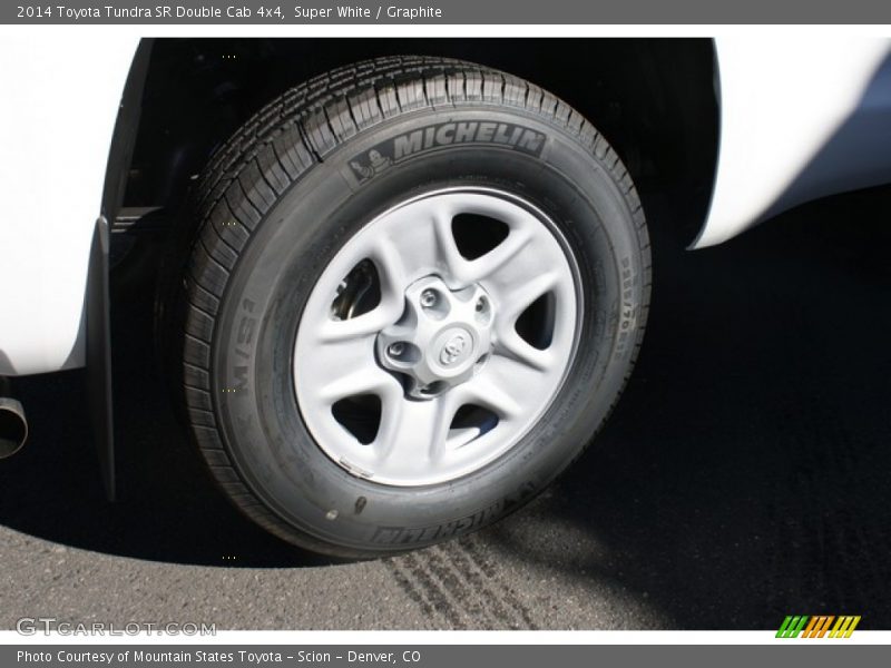 Super White / Graphite 2014 Toyota Tundra SR Double Cab 4x4