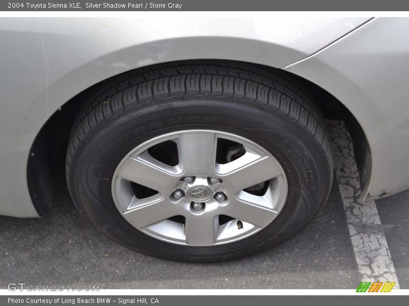 Silver Shadow Pearl / Stone Gray 2004 Toyota Sienna XLE