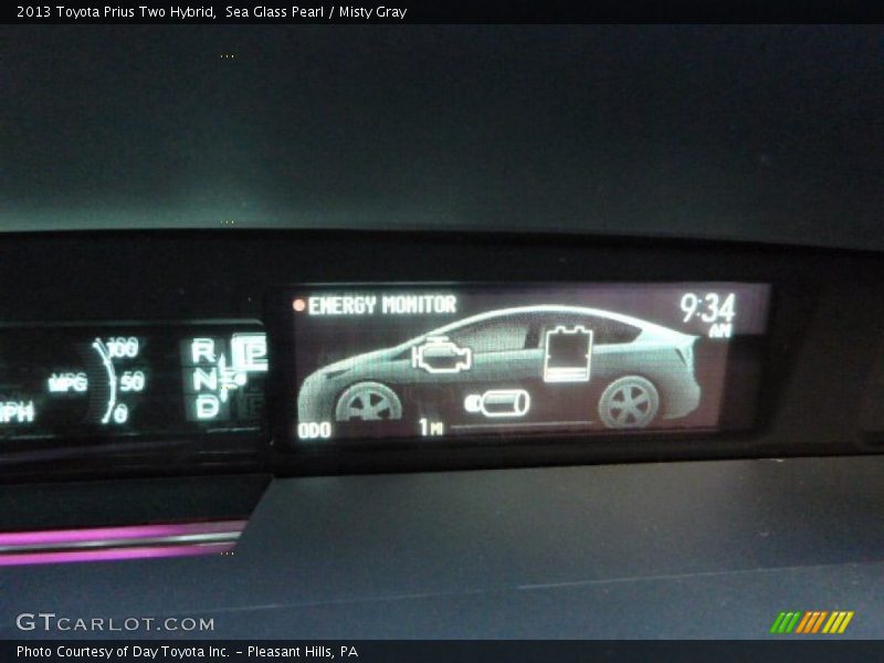 Sea Glass Pearl / Misty Gray 2013 Toyota Prius Two Hybrid