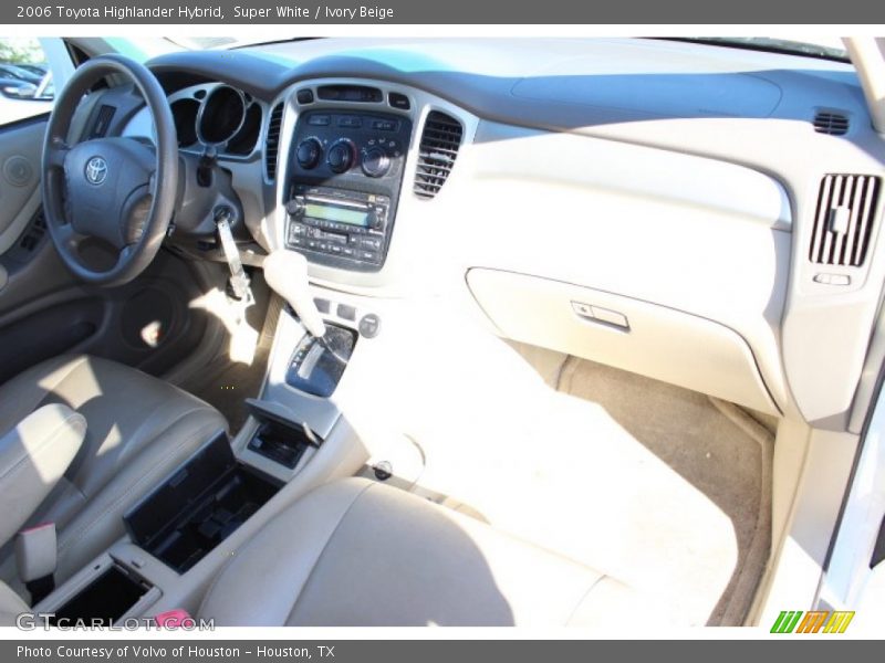 Super White / Ivory Beige 2006 Toyota Highlander Hybrid