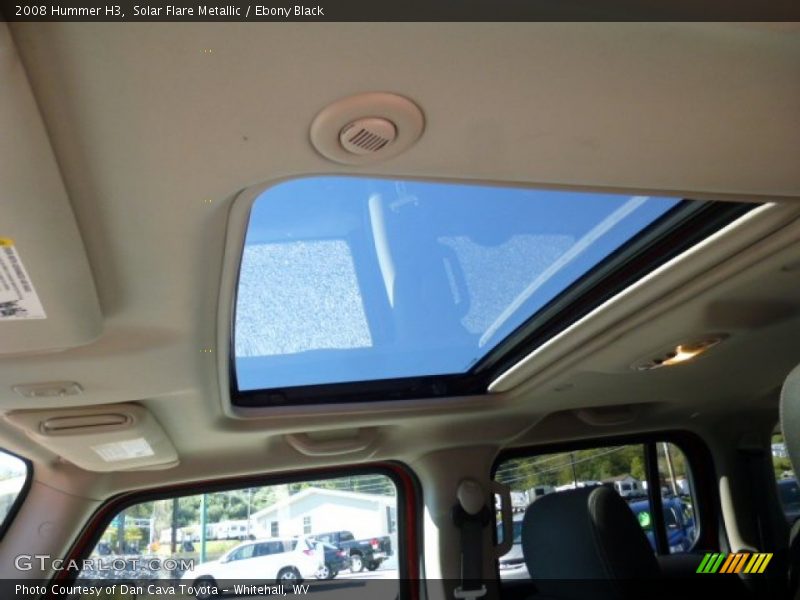 Solar Flare Metallic / Ebony Black 2008 Hummer H3