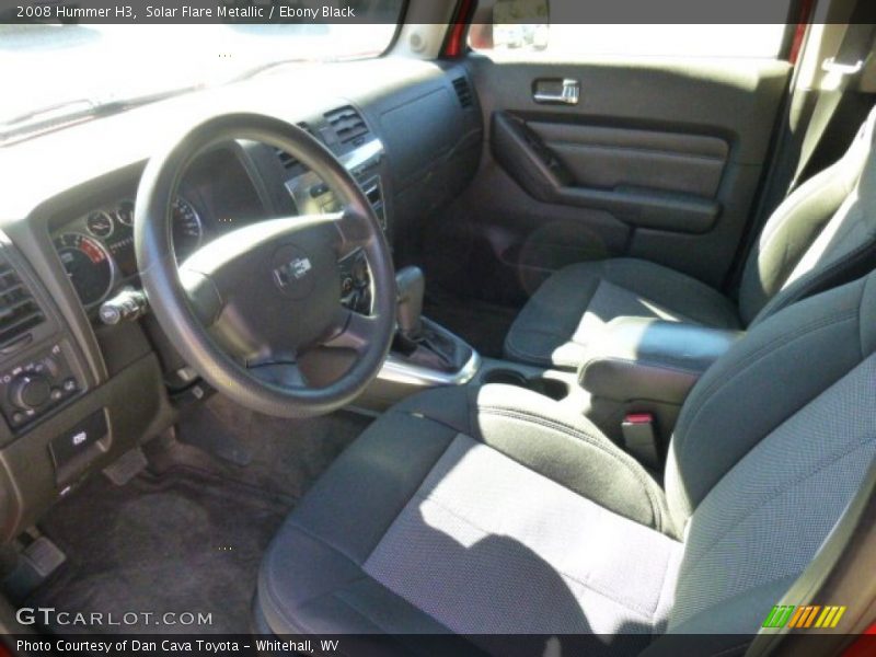 Solar Flare Metallic / Ebony Black 2008 Hummer H3