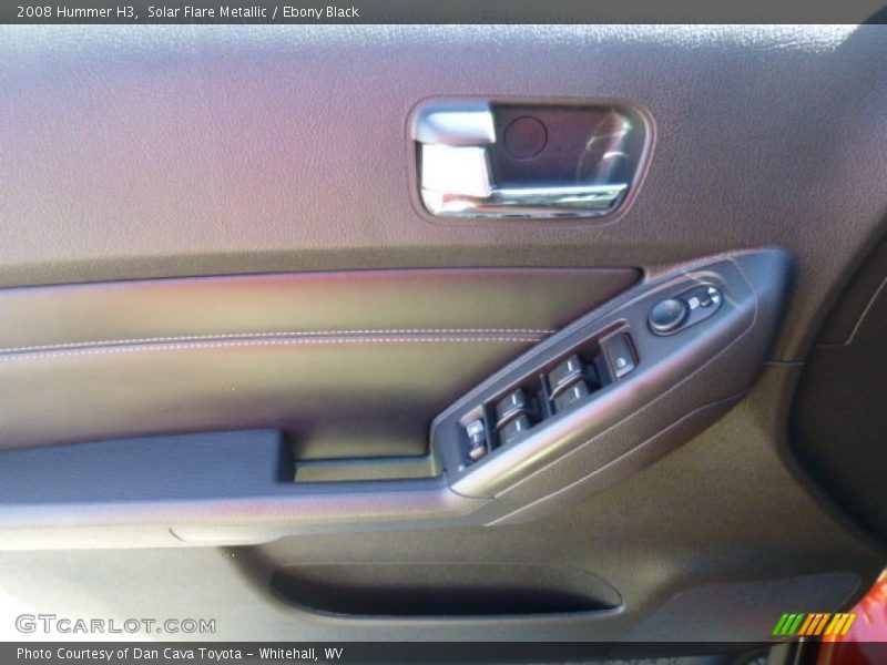 Solar Flare Metallic / Ebony Black 2008 Hummer H3