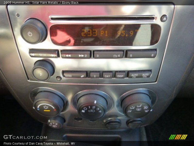 Solar Flare Metallic / Ebony Black 2008 Hummer H3