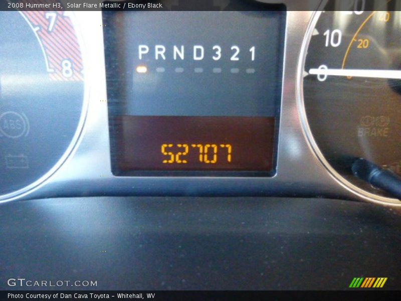 Solar Flare Metallic / Ebony Black 2008 Hummer H3