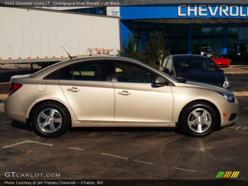 Champagne Silver Metallic / Jet Black 2013 Chevrolet Cruze LT