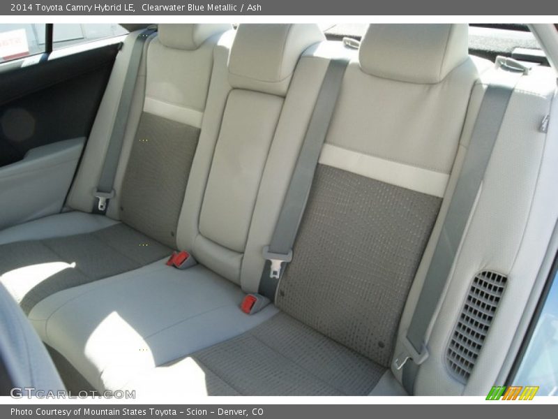 Clearwater Blue Metallic / Ash 2014 Toyota Camry Hybrid LE
