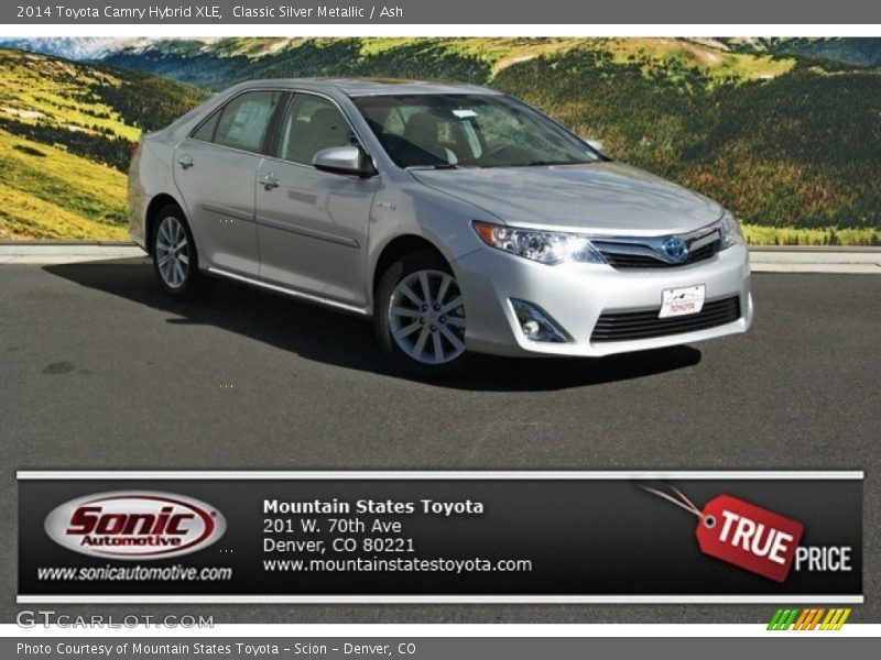 Classic Silver Metallic / Ash 2014 Toyota Camry Hybrid XLE