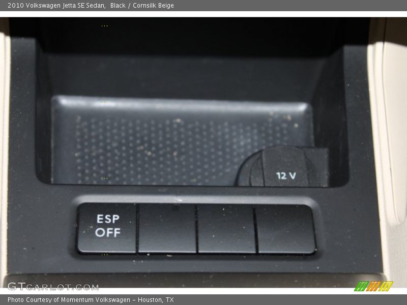 Black / Cornsilk Beige 2010 Volkswagen Jetta SE Sedan