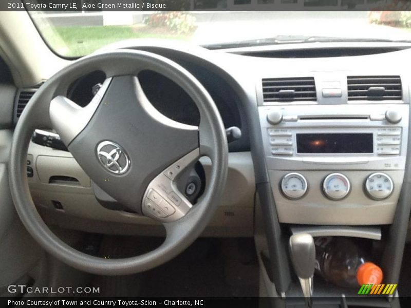 Aloe Green Metallic / Bisque 2011 Toyota Camry LE