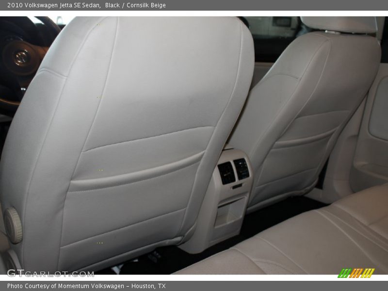 Black / Cornsilk Beige 2010 Volkswagen Jetta SE Sedan