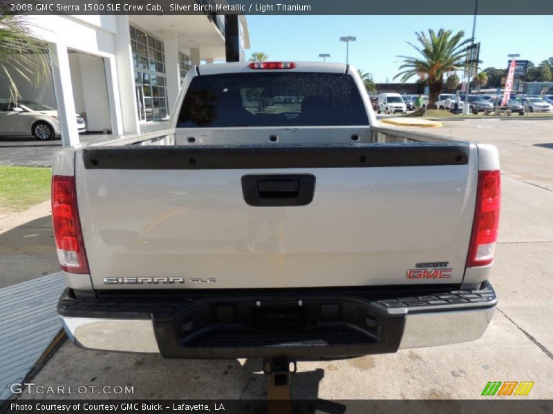 Silver Birch Metallic / Light Titanium 2008 GMC Sierra 1500 SLE Crew Cab