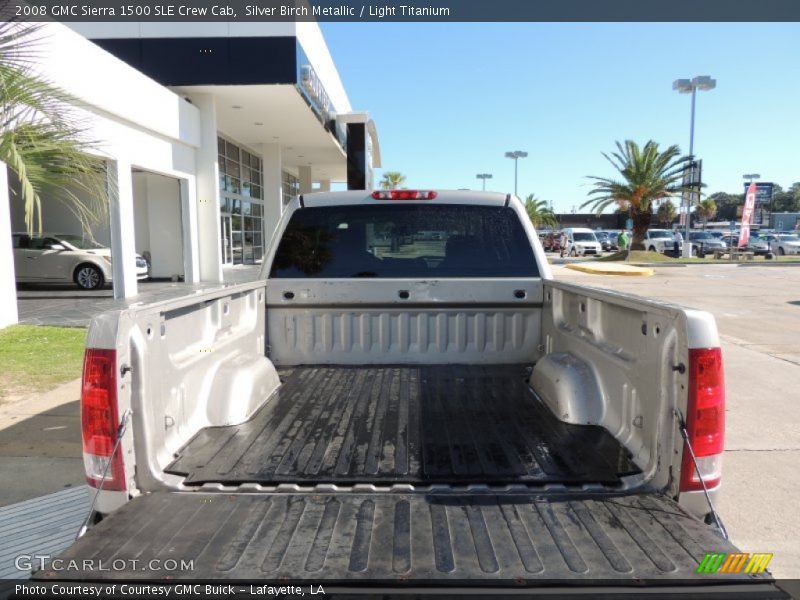 Silver Birch Metallic / Light Titanium 2008 GMC Sierra 1500 SLE Crew Cab