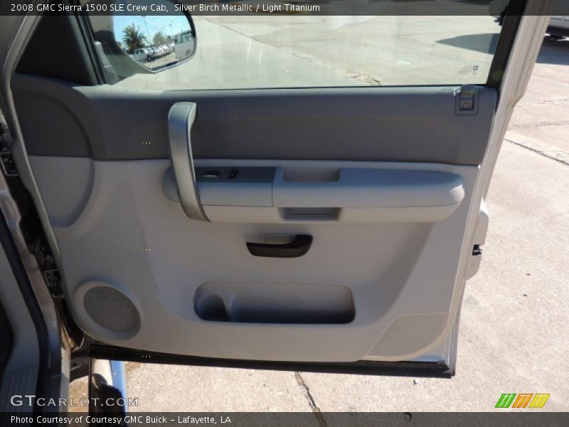Silver Birch Metallic / Light Titanium 2008 GMC Sierra 1500 SLE Crew Cab