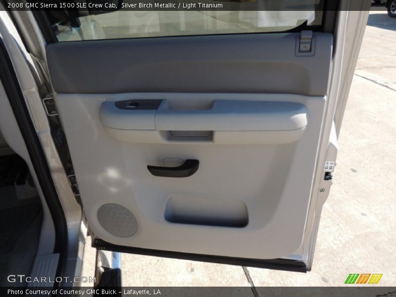 Silver Birch Metallic / Light Titanium 2008 GMC Sierra 1500 SLE Crew Cab
