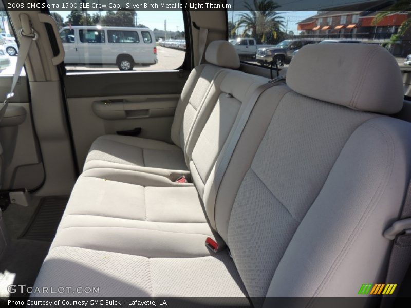 Silver Birch Metallic / Light Titanium 2008 GMC Sierra 1500 SLE Crew Cab