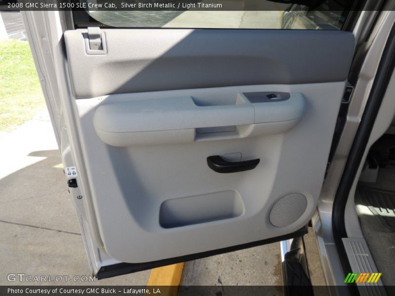 Silver Birch Metallic / Light Titanium 2008 GMC Sierra 1500 SLE Crew Cab