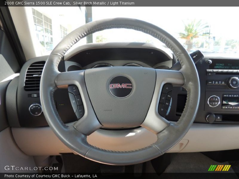 Silver Birch Metallic / Light Titanium 2008 GMC Sierra 1500 SLE Crew Cab