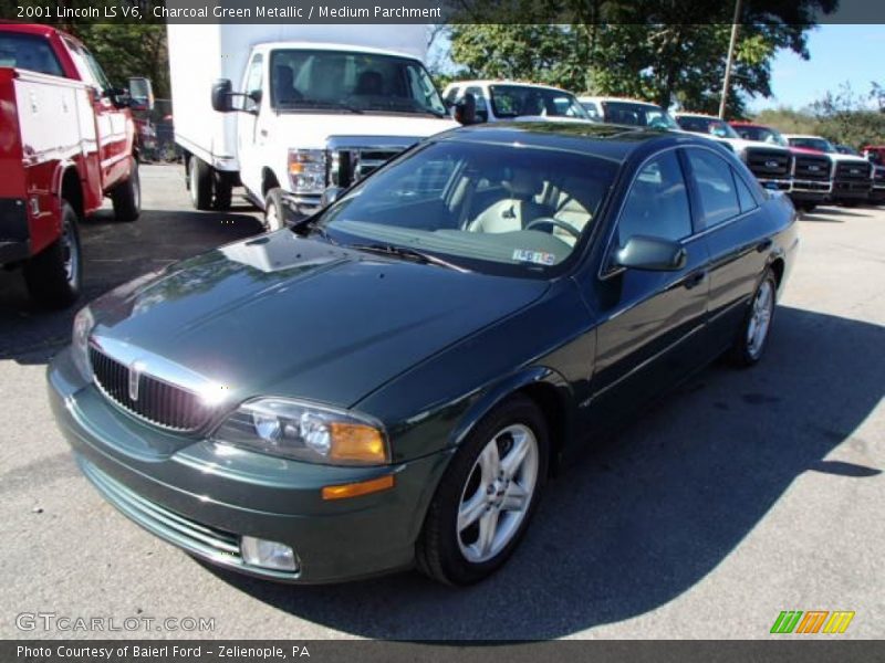 Charcoal Green Metallic / Medium Parchment 2001 Lincoln LS V6