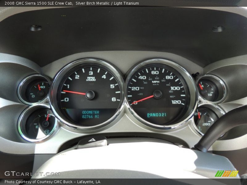 Silver Birch Metallic / Light Titanium 2008 GMC Sierra 1500 SLE Crew Cab