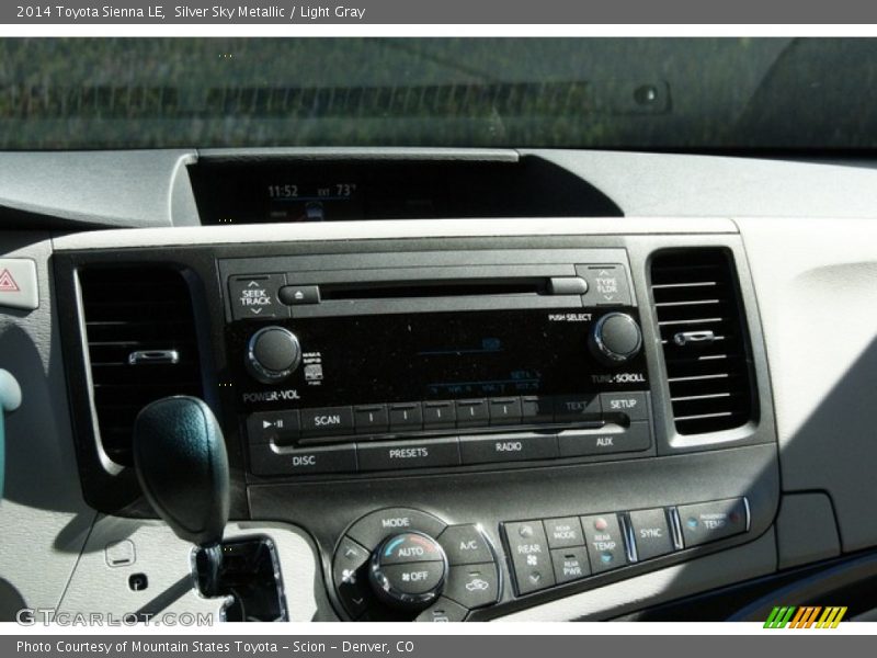 Silver Sky Metallic / Light Gray 2014 Toyota Sienna LE