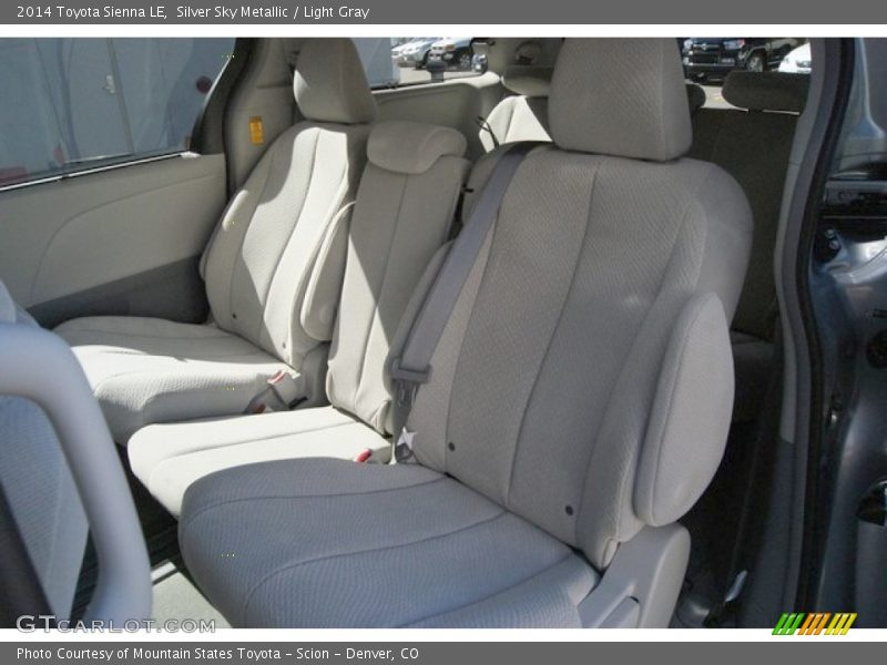 Silver Sky Metallic / Light Gray 2014 Toyota Sienna LE