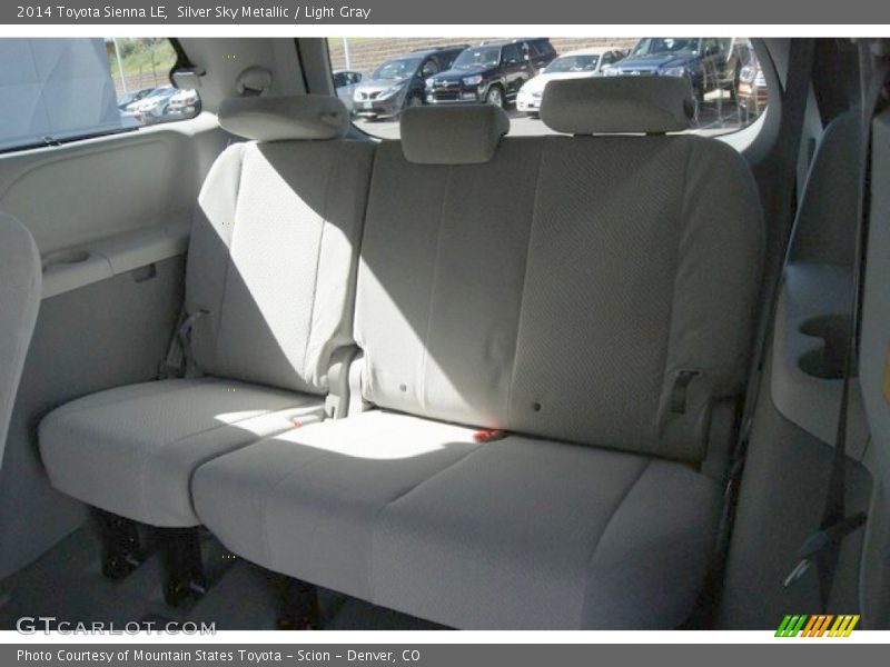 Silver Sky Metallic / Light Gray 2014 Toyota Sienna LE