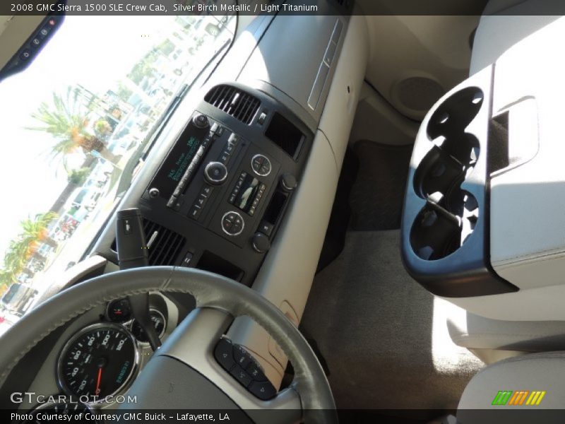 Silver Birch Metallic / Light Titanium 2008 GMC Sierra 1500 SLE Crew Cab