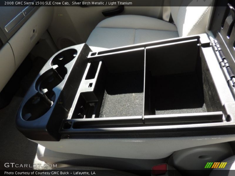 Silver Birch Metallic / Light Titanium 2008 GMC Sierra 1500 SLE Crew Cab