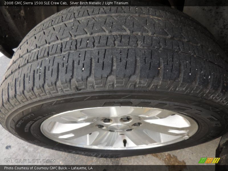Silver Birch Metallic / Light Titanium 2008 GMC Sierra 1500 SLE Crew Cab