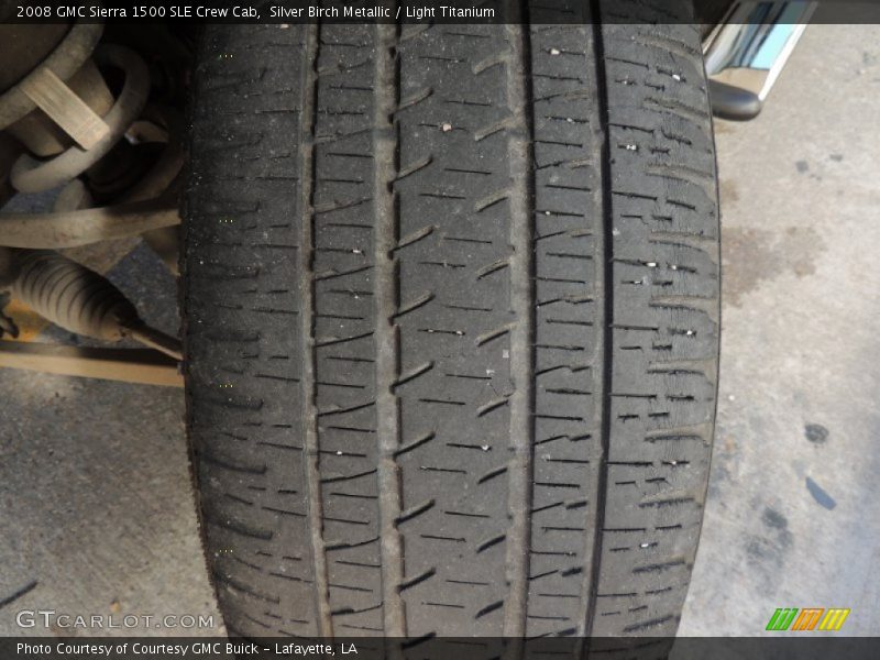 Silver Birch Metallic / Light Titanium 2008 GMC Sierra 1500 SLE Crew Cab