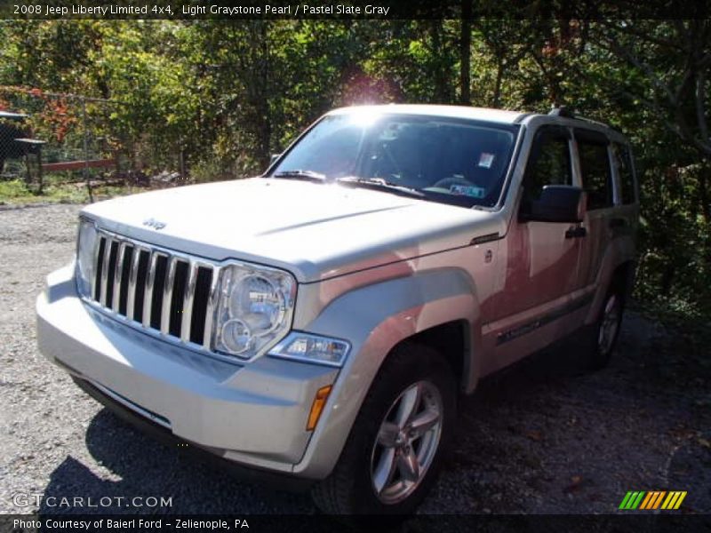 Light Graystone Pearl / Pastel Slate Gray 2008 Jeep Liberty Limited 4x4