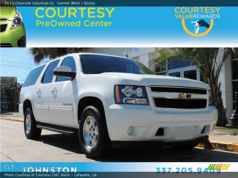 Summit White / Ebony 2011 Chevrolet Suburban LS